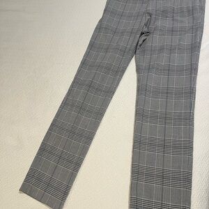 H&M Gray Glen Plaid Dress Pants slim fit